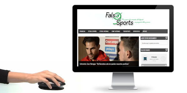 Re-diseño web Falso9Sports